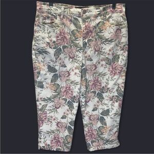 Gloria Vanderbilt Floral Print Women's Bermudas